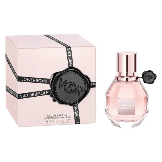 Set Viktor & Rolf Flowerbomb EDP 30ml për Femra + Gotë Termike Rozë “Coffee” 350ml + IDC Institute Smoothie Watermelon Bath Set Dhuratë, 6 imazh