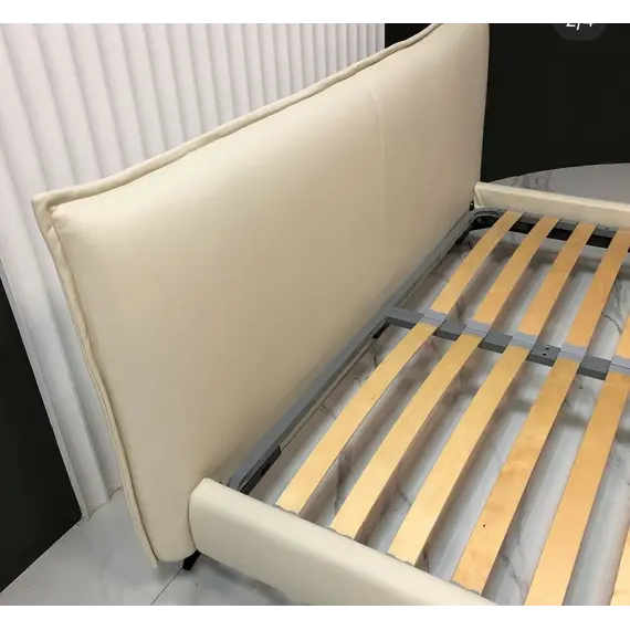 Krevat Enza - Ngjyre bezhë e hapur, Madhësia: 160x200, 2 imazh