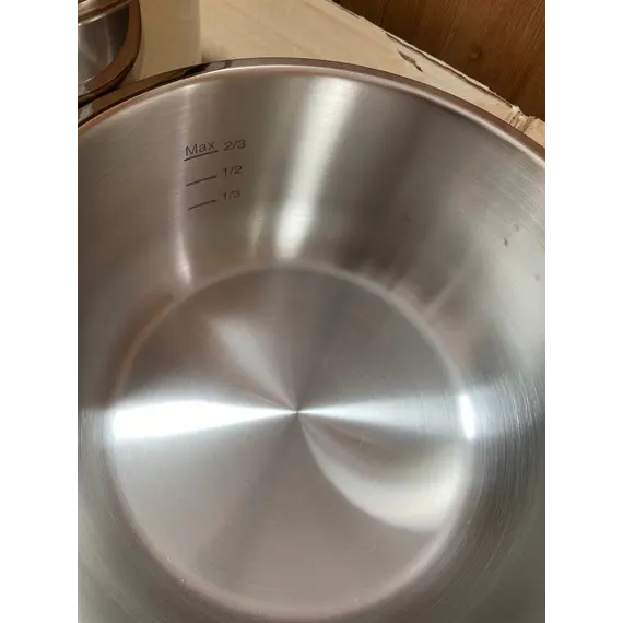 Tenxhere me presion Happy Unique 4L + 6L çelik inox, 3 imazh