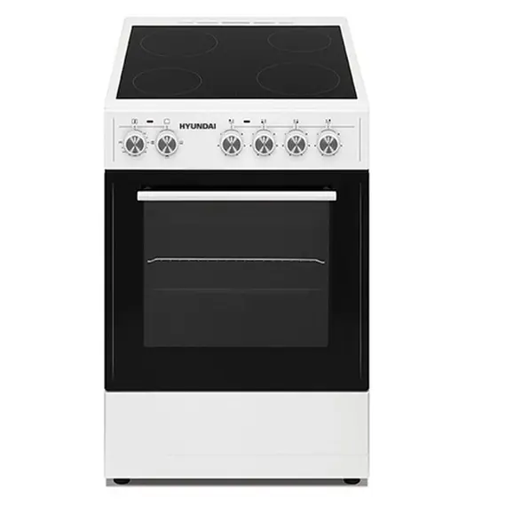 Sobë Hyundai HSO7004-VW 56L me 4 Vatra Qeramike dhe Furrë me Ventilim – 60 cm