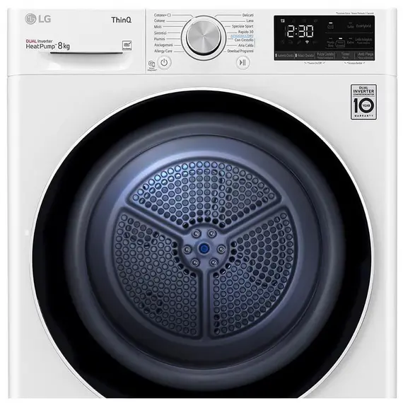 Tharëse Rrobash LG RH80V3AV6N 8KG Me Kondesim Klasa A++, 4 imazh