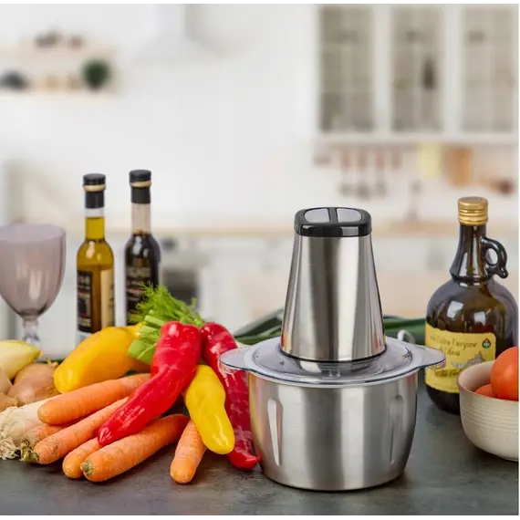 Grirëse elektrike HEINRICHS'S 500 W Çelik për fruta, perime dhe akull, 9 imazh