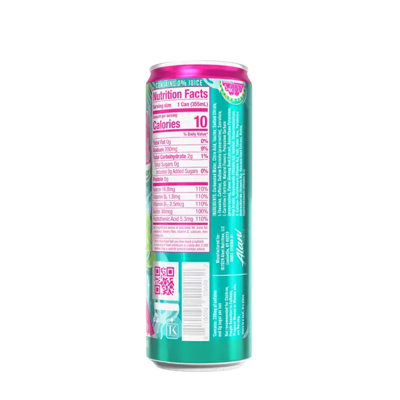 Pije energjike Alani Nu Energy Drink Shije Shalqi 355 ml 200 mg Kafeinë Pa sheqer, 3 imazh