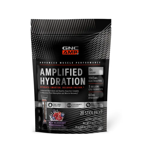 Pluhur elektrolitesh Amplified Hydration Electrolyte Powder 20 Racione