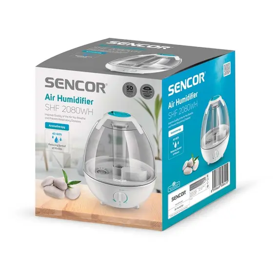 Lagështues Ajri Sencor SHF 2080WH 25 W Me ndriçim nate, 10 imazh