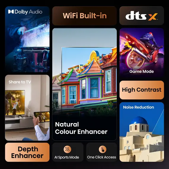 Televizor 32" Hisense 32A4Q LED HD VIDAA Smart TV, 3 imazh