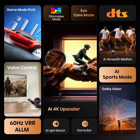 TV 50" Hisense 50A6Q 4K Ultra HD LED VIDAA Smart TV Dolby Vision, 2 imazh