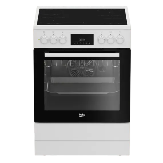 Sobë Beko FBE67300WD 66 L Qeramikë Qelqi 4 Zona Klasa A