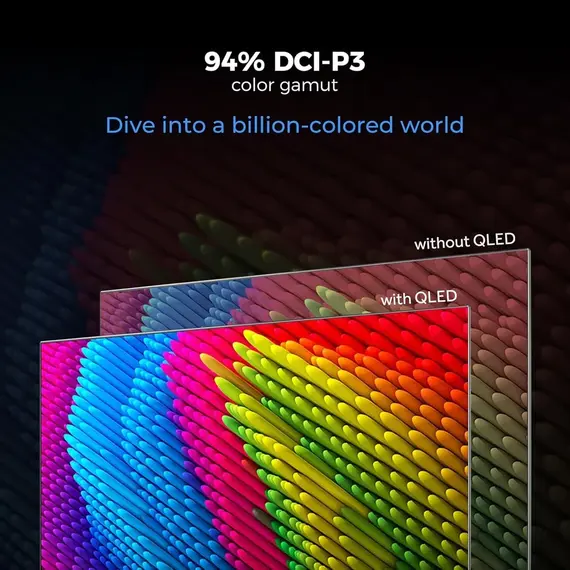 TV 55" Haier H55S80FUX 4K Ultra HD QLED Google TV, 4 imazh