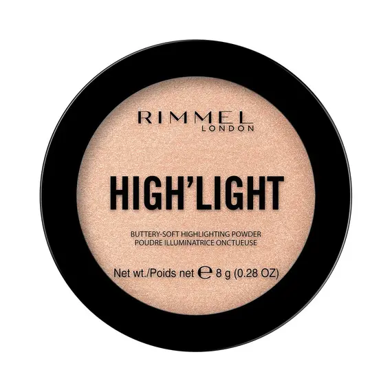Pluhura kompakte bronzimi High'Light Rimmel London Nº 002 Candleit (8 g)