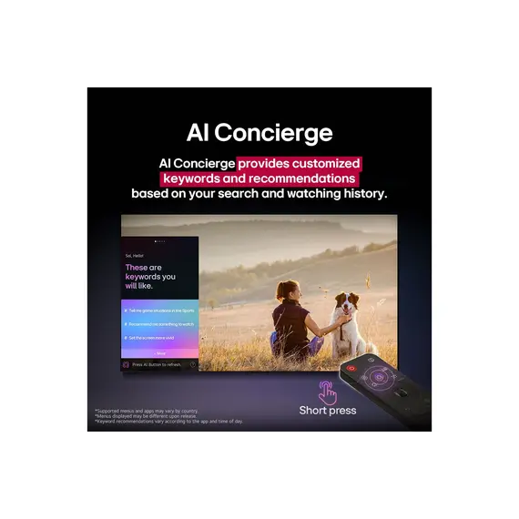 TV 65" LG OLED65C51LA.AEU OLED Evo AI C5 4K Smart TV (2025), 12 imazh