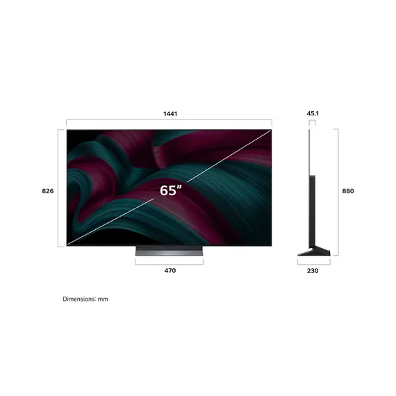 TV 65" LG OLED65C51LA.AEU OLED Evo AI C5 4K Smart TV (2025), 4 imazh