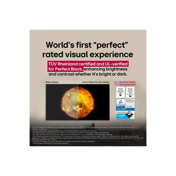 TV 65" LG OLED65C51LA.AEU OLED Evo AI C5 4K Smart TV (2025), 7 imazh