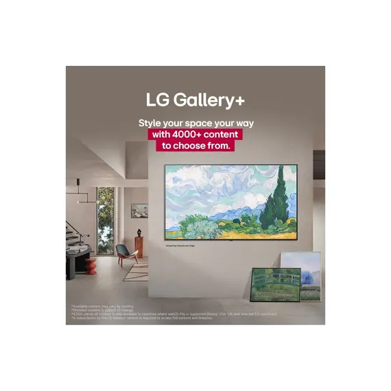 TV 65" LG OLED65C51LA.AEU OLED Evo AI C5 4K Smart TV (2025), 15 imazh