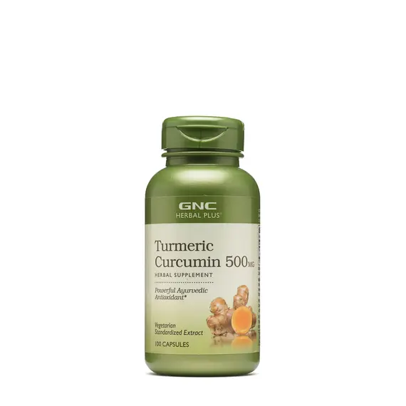 GNC Herbal Plus® Turmeric Curcumin 500 mg – 100 Kapsula