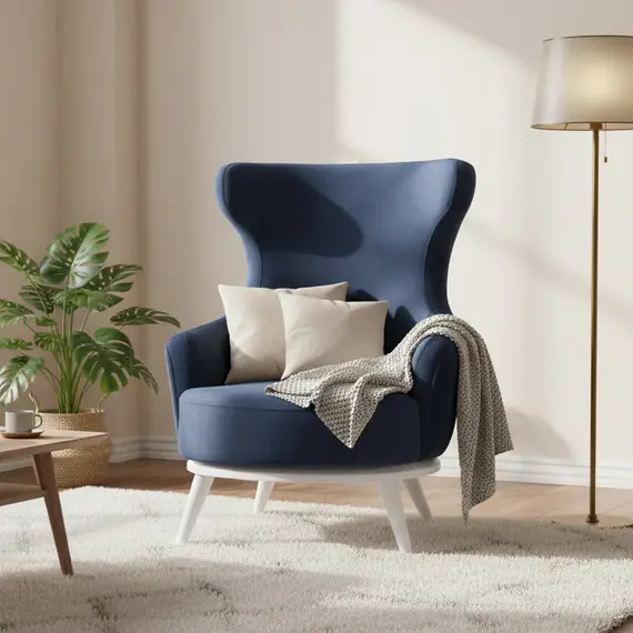 Poltron Esmeralda Blu - Z, 2 imazh