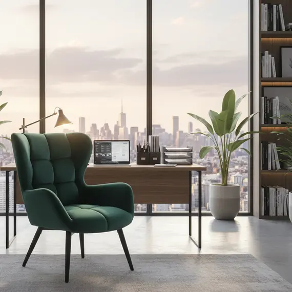 Poltron Troy Jeshil - Tyrion C.Zielony, 2 imazh