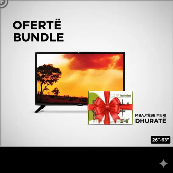 TV 32" Hoobart 32MC620ANDT Led HD Smart Android + Mbajtese Murale Dhurate SF26-63