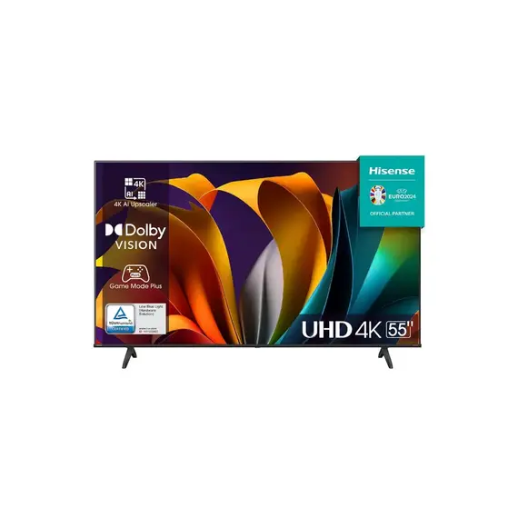 TV 55" Hisense 55A6N Led 4K ULTRA HD Smart + Mbajtese Murale Dhurate SF26-63, 2 imazh