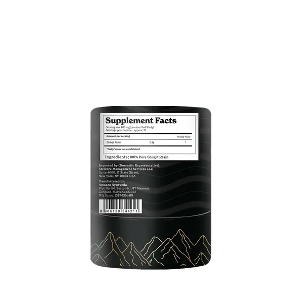 Himalayan Shilajit Resin 1.06 oz 75% Acid Fulvik 75 Doza, 3 imazh