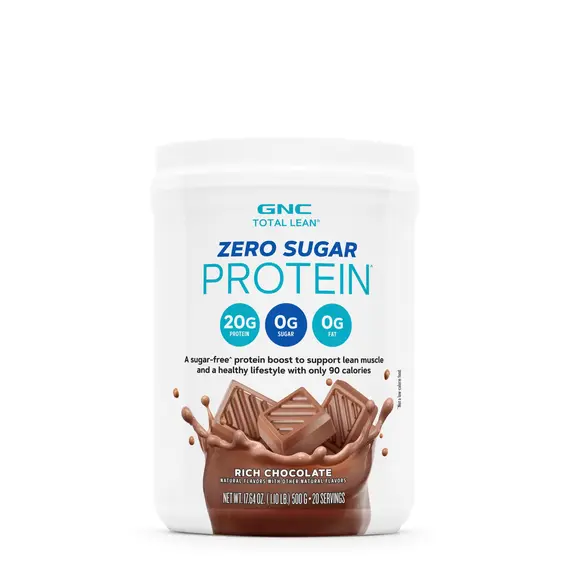 GNC Total Lean Zero Sugar Protein Rich Chocolate 20 Porcione