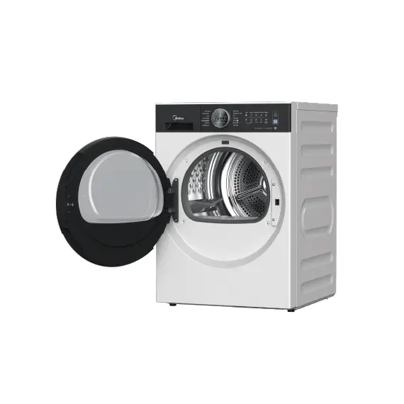 Set Lavatrice MIDEA 10 KG MF200W100WB/W-HR 1400 RPM A + Tharese Rrobash MIDEA 10 KG MD210H100BW/W-HR Heat Pump WiFi, 7 imazh