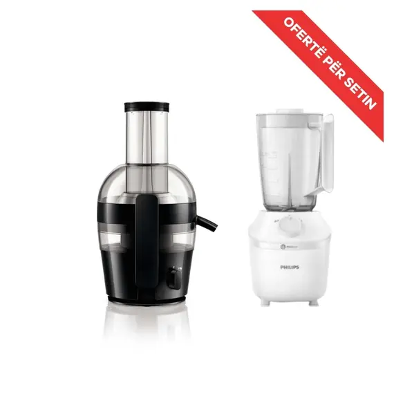 Set Shtrydhese Philips HR1855/70 800W + Blender Philips HR2041/17 1.9L 450W