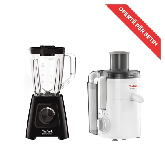Set Blender Tavoline Tefal BL420838 1.6L 600W + Shtrydhese Tefal ZE370138 350W