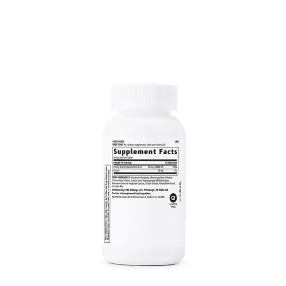 Vitamin D3 2000 IU për kocka, dhëmbë dhe përthithje të kalciumit, 2 imazh
