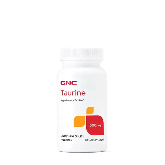 GNC Taurine 500 mg kapsula për shëndetin e zemrës, muskujve dhe sistemit nervor