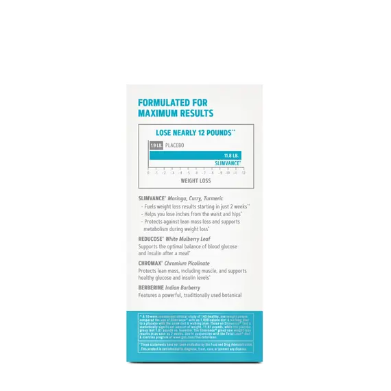 GNC Total Lean GlucaTrim 120 kapsula suplement për humbje peshe dhe kontroll të glukozës, 2 imazh