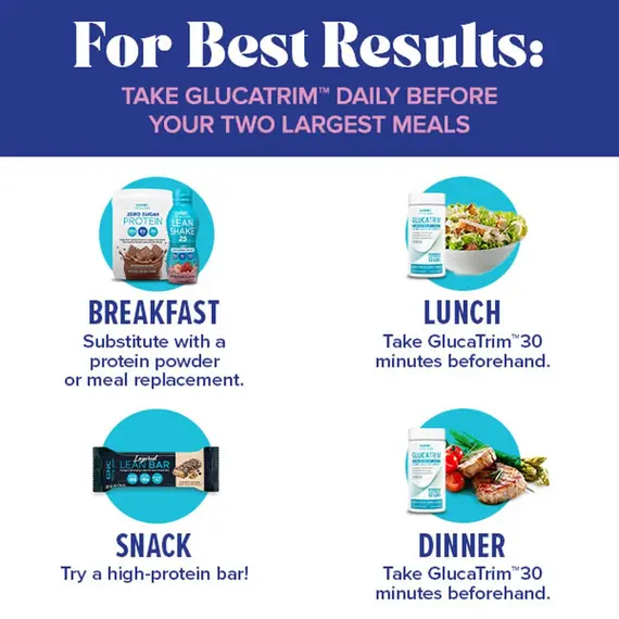GNC Total Lean GlucaTrim 120 kapsula suplement për humbje peshe dhe kontroll të glukozës, 7 imazh
