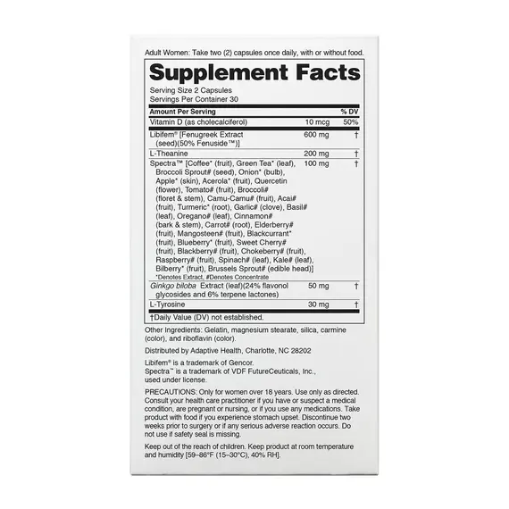 Nugenix Women’s Libido për energji seksuale dhe vitalitet femëror, 3 imazh