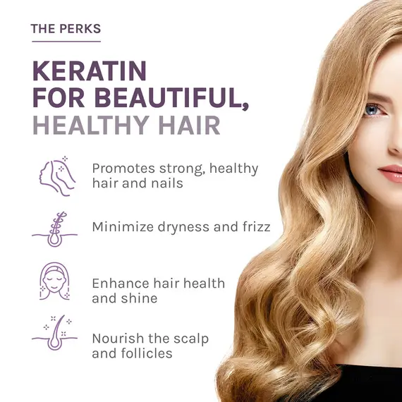 Keratin Hair Enhance Cynatine HNS me biotinë për flokë dhe thonj të fortë, 2 imazh