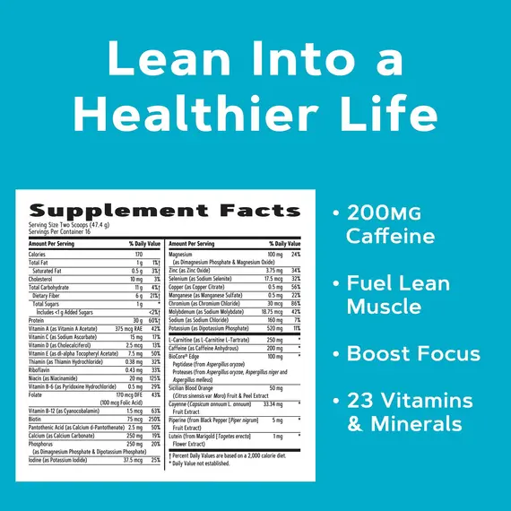 GNC Lean Shake Burn Chocolate Fudge protein shake për djegie kalorish, 3 imazh