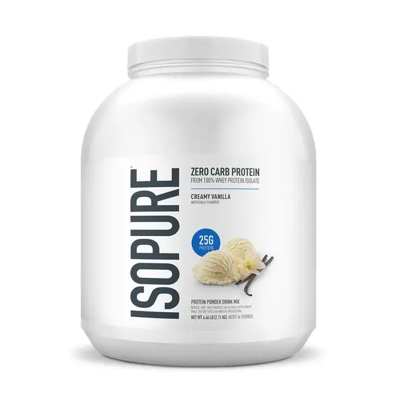 Isopure Zero Carb Creamy Vanilla whey isolate protein pa karbohidrate