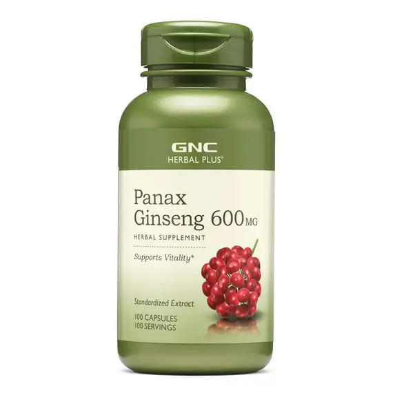 Panax Ginseng 600 mg për energji dhe vitalitet natyral