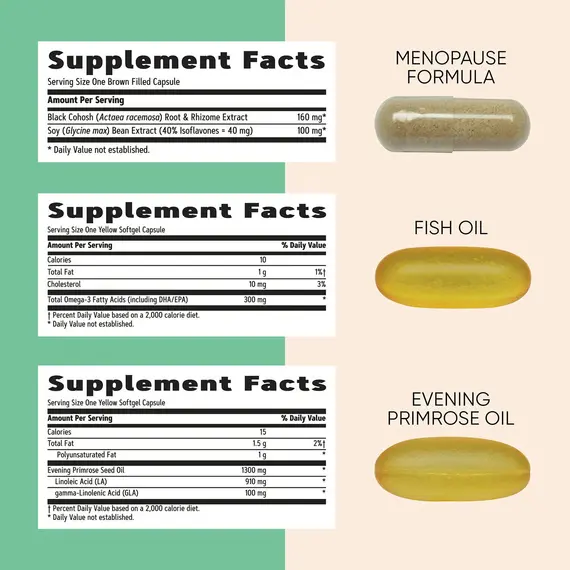 Women’s Menopause Support Vitapak Program për menopauzë, energji dhe shëndet hormonal, 2 imazh