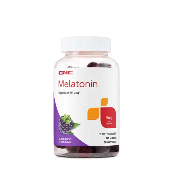Melatonin Gummies 5 mg Blackberry për gjumë të qetë