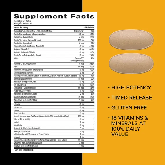 GNC Mega Men Sport Multivitamin për energji dhe performancë sportive, 2 imazh