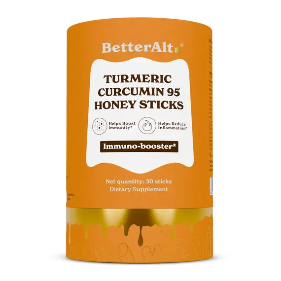 Turmeric Curcumin 95 Honey Sticks për imunitet dhe mbështetje antioksiduese