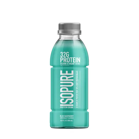 Isopure Protein Drink Blue Raspberry 32g whey isolate pa sheqer