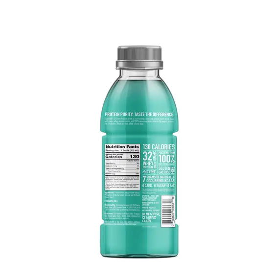 Isopure Protein Drink Blue Raspberry 32g whey isolate pa sheqer, 2 imazh