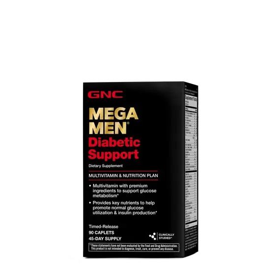 GNC Mega Men Diabetic Support multivitamin për meshkuj me diabet, 3 imazh