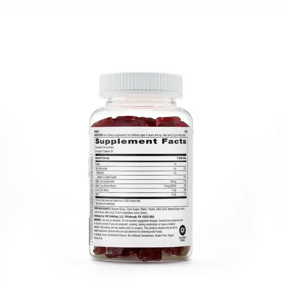 GNC Milestones Kids Immune Defense Gummy rrush vitaminë C D zink për imunitetin e fëmijëve, 2 imazh