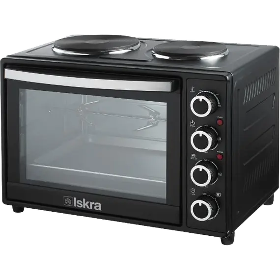 Mini furre Iskra HL38RCT-BL 200 W 38 L