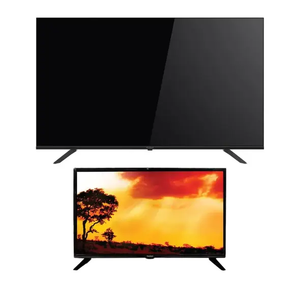 Set TV 85" Hoobart 85MCU620ANDT 4K Smart Android LED + TV 32" Hoobart 32MC620ANDT HD Smart Android LED