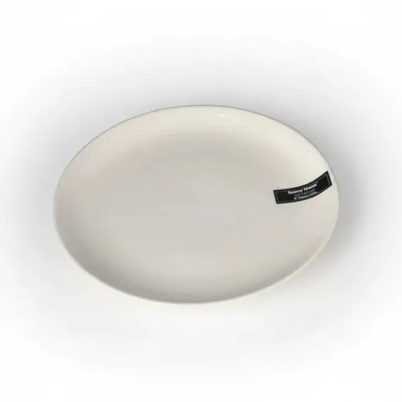 Pjatë 20 cm Bardhë Porcelan