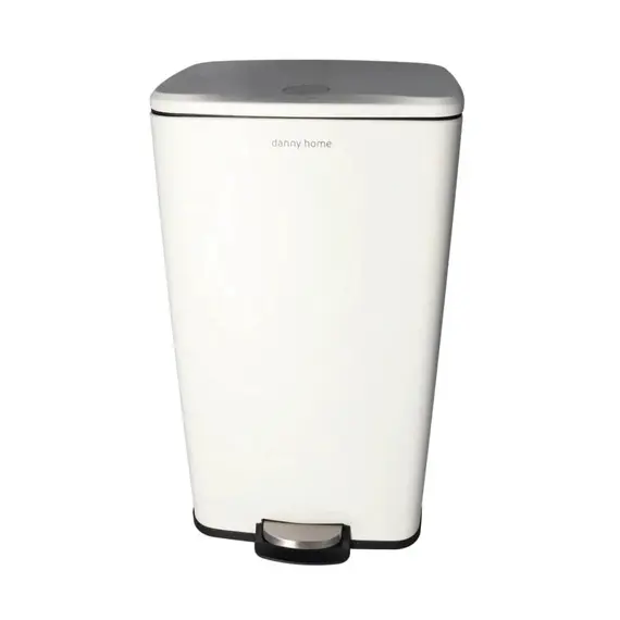 Kosh Mbeturinash 30L 34x24x61 cm i Bardhë Matt