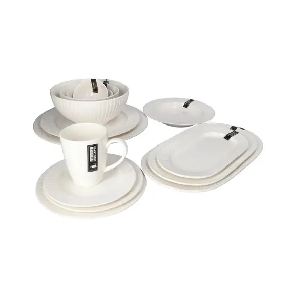 Pjatë 21 cm Bardhë Porcelan, 2 imazh